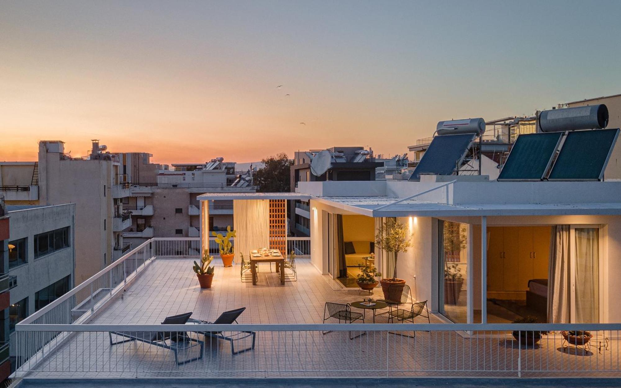 Sea View Beach Penthouse - Athens Coast Εξωτερικό φωτογραφία